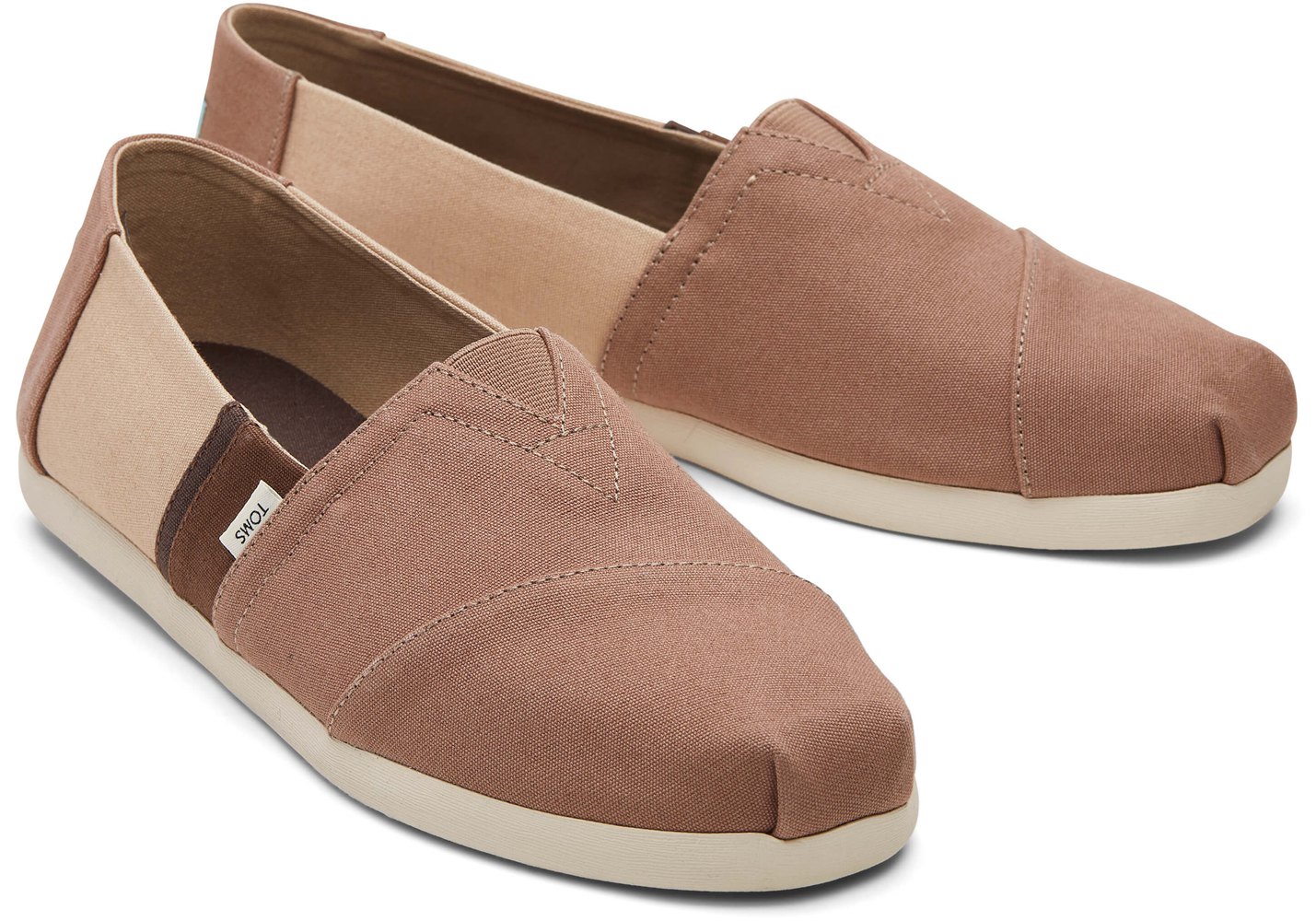 Toms Espadryle Męskie Brązowe - Alpargata Color Block - 16ANWIMRL